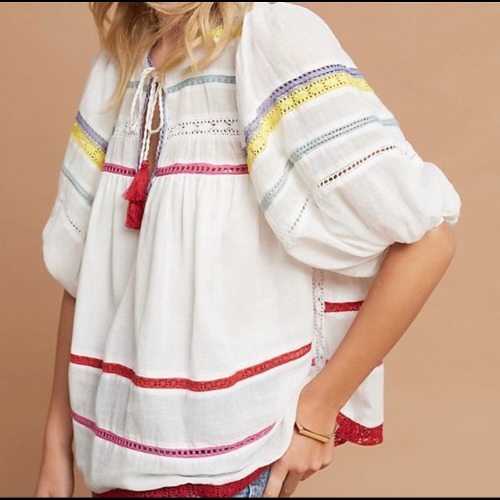 Carolina K Peasant top Medium